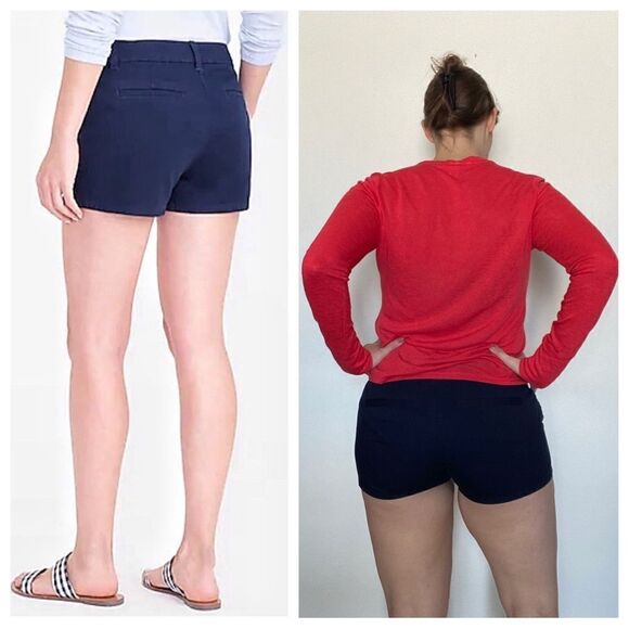 J. Crew Shorts Broken In Chino Navy Blue Cotton Preppy 6 - Picture 5 of 11
